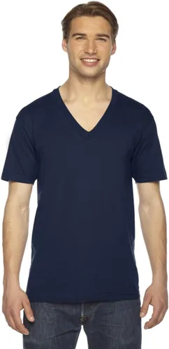 Vista 6 de American Apparel - Playera fina de mangas cortas, con cuello en V, para hombre/unisex