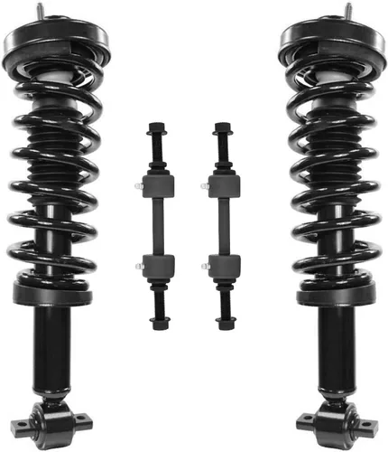 Vista 32 de Detroit Axle - 4 barras estabilizadoras de puntales delanteros para Kia Forte Koup 10-13 12-13 Forte5, puntales y barras estabilizadoras de resorte