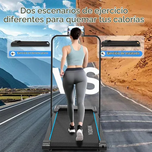 Vista 9 de 3 in 1 Under Desk Treadmill with Incline Walking Pad for Home & Office Negro