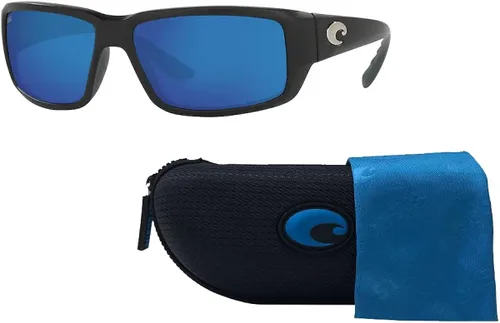 Vista 3 de Costa Fantail 6S9006 - Lentes de sol rectangulares para hombre paquete con kit de gafas de cortesía iWear de diseñador