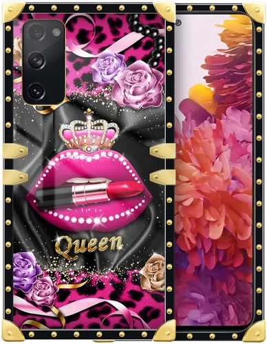 Vista 9 de Funda compatible con Samsung Galaxy S10 4G, TPU suave de lujo y parte trasera de policarbonato duro para niñas y mujeres, funda protectora a prueba