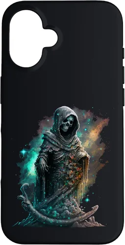 Vista 32 de Santa Muerte - Carcasa para iPhone 17, diseño de folklore mexicano