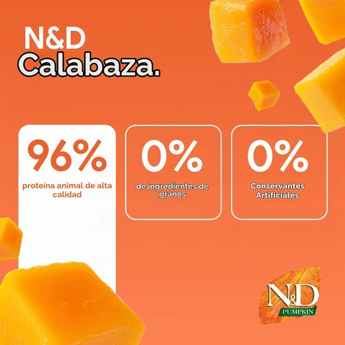 Vista 3 de Farmina N&D, receta de calabaza y codorniz de calabaza, comida seca para gatos adultos, 3.3 libras