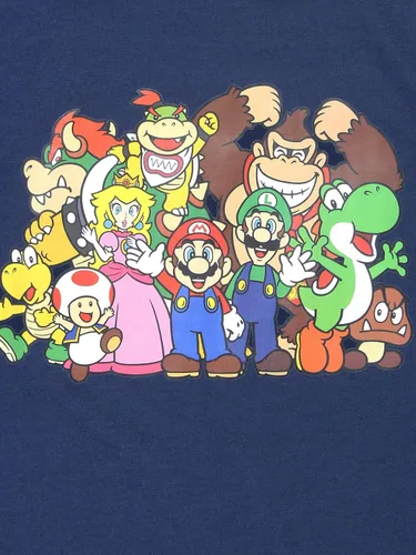 Vista 6 de SUPER MARIO Brothers Luigi - Camiseta de manga larga para niños