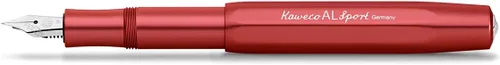 Vista 10 de Kaweco AL SPORT Pluma estilográfica Antracita I Premium Aluminio Depósito Pluma para Cartuchos de Tinta 5.1 in I Nib: B (Ancho)
