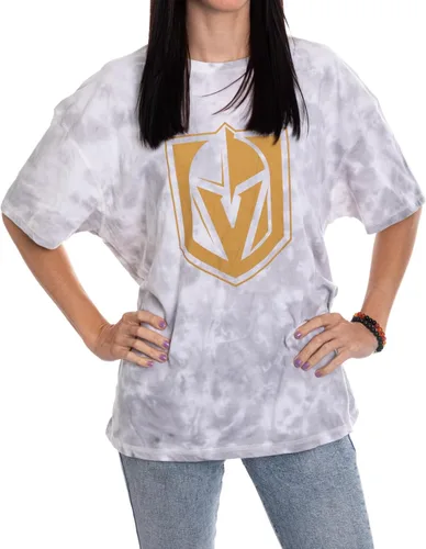 Vista 12 de Calhoun NHL - Camiseta de manga corta con hombros caídos y cuello redondo para mujer