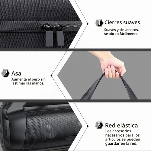 Vista 3 de Co2CREA - Carcasa rígida de repuesto para altavoz Soundcore Motion Boom Plus