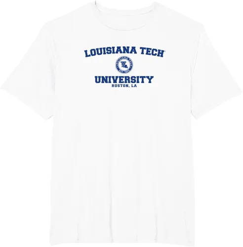 Vista 11 de Camiseta Louisiana Tech Bulldogs Circle Logo, Gris