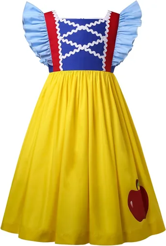 Vista 2 de Disfraz de princesa para fiesta de cumpleaños para niñas, temática clásica, cosplay, Halloween, disfraz