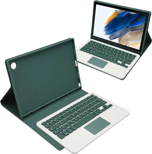 Vista 5 de Wireless Tablet Keyboard Case Tab A8 10.5in 2022 Dark Green with Precise Cutouts for Everyday Use (Touchpad)