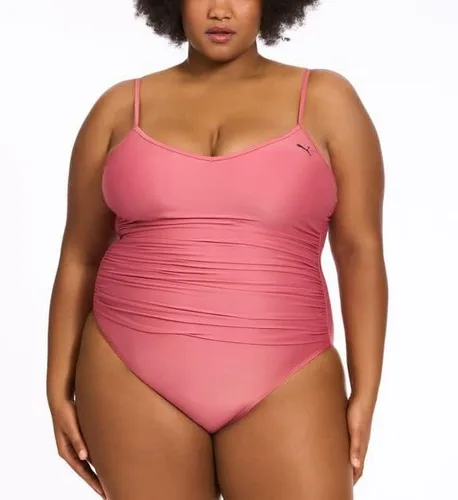 Vista 5 de PUMA Women's Ruched One Piece Swimsuit