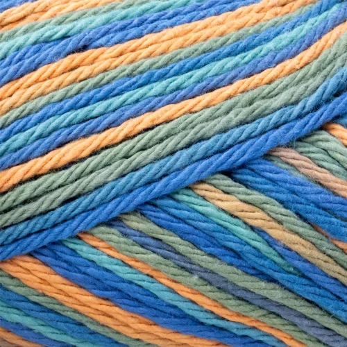 Vista 11 de Craft County 100% hilo de algodón mediano (talla 4) – tejido, tejido y ganchillo – negro (120 yardas)