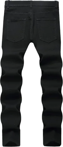 Vista 115 de Enrica Pantalones vaqueros estampados casuales para hombre