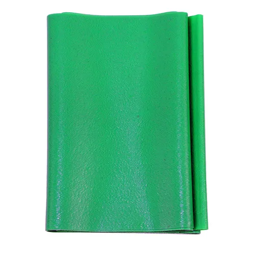Vista 2 de Cando 10-6303 Sup-R Banda elástica sin látex para ejercicio, 1,5 metros, individual, resistencia media, verde