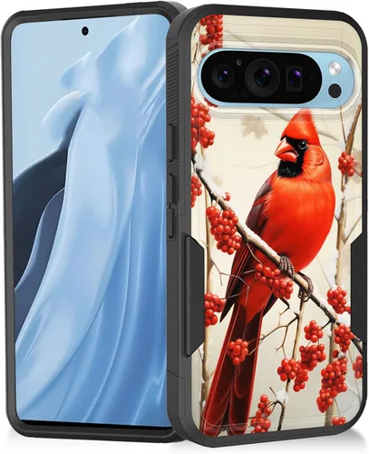 Vista 101 de Funda para Pixel 11 Pro XL, resistente de doble capa híbrida de policarbonato duro de goma suave a prueba de golpes para Google Pixel 11 Pro XL 6.8