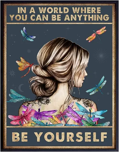 Vista 9 de Arte de pared bohemio con citas positivas, regalos de aliento para mujeres, adolescentes, niñas, carteles motivacionales, frases inspiradoras