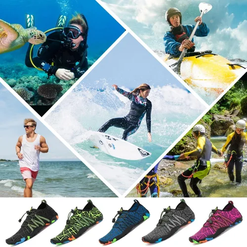 Vista 7 de SAGUARO Zapatos deportivos acuáticos unisex de secado rápido para playa, piscina, mar