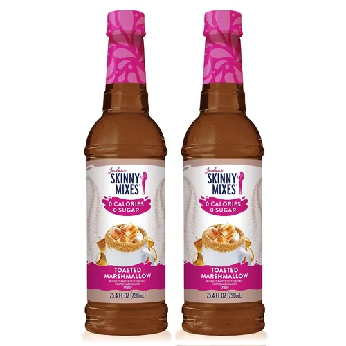 Vista 11 de Jordan's Skinny Mixes Jarabe de café sin azúcar, jarabe saborizante de café S'mores, mezcla de bebida cero calorías para lattes, hornear o batido