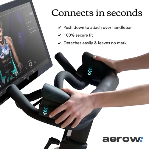 Vista 6 de Aerow Extensor de manillar ComfortGrip para bicicletas estáticas