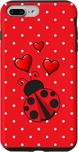 Vista 12 de Ladybug - Carcasa para iPhone 17, diseño de lunares rojos y blancos