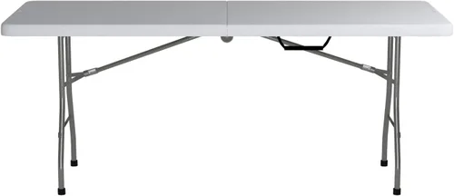 Vista 11 de Mesa cuadrada de resina multiuso Office Star Work Smart 36 x 36 x 29 pulgadas, Resina/Plástico, Blanco crudo