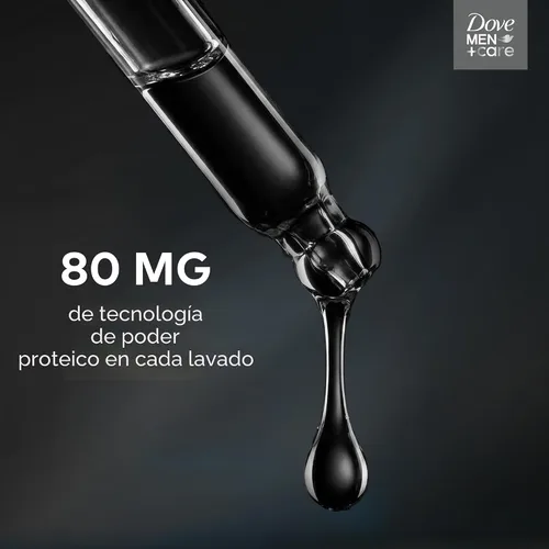 Vista 7 de DOVE MEN + CARE Champú 1 unidad de lima y cedro para cabello real que potencia la fuerza del cabello, con resultados vigorizantes e hidratantes, 18