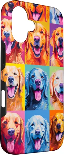 Vista 3 de Carcasa para iPhone 16 Golden Retriever Dog Owner