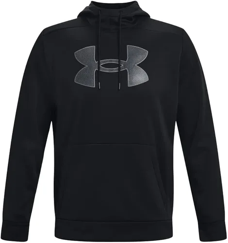 Vista 5 de Under Armour Sudadera con capucha de vellón ArmourFleece con logotipo grande para hombre
