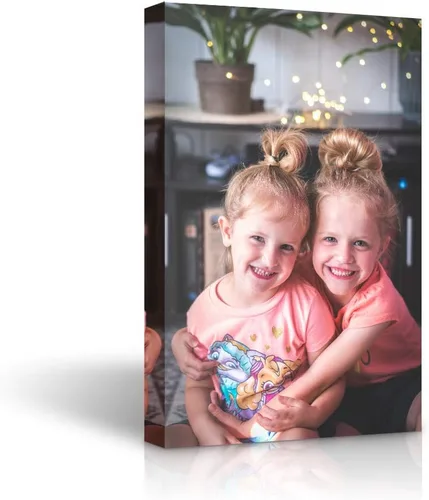 Vista 8 de SIGNLEADER Lienzo decorativo personalizado para pared, impresiones de lienzo personalizadas con tus fotos, decoración perfecta de pared