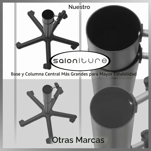 Vista 4 de Saloniture Premium Bandeja de aluminio para instrumentos, con carrito, Negro