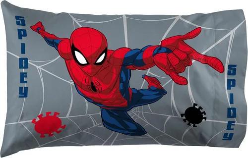 Vista 9 de Marvel Spiderman - Juego de edredón tamaño matrimonial de 5 piezas