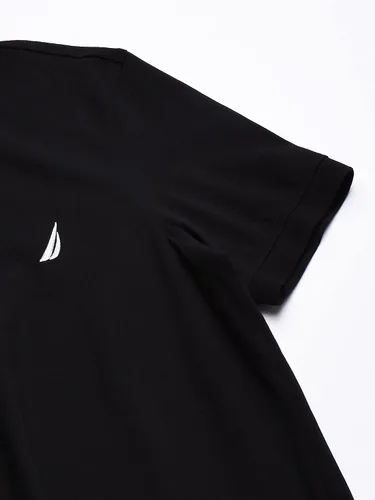 Vista 3 de Nautica Polo piqué de algodón elástico sólido para hombre