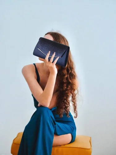 Vista 3 de JUJUCIRING Bolsos de mano para mujer, bolsa de noche con purpurina para boda, cóctel, graduación, fiesta de los años 20