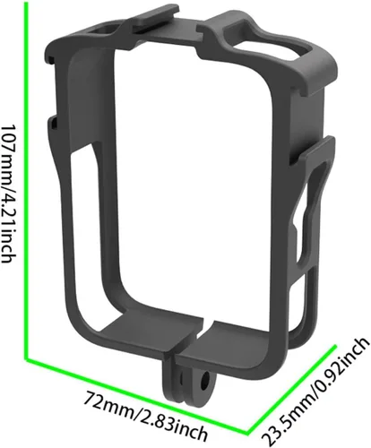 Vista 7 de Funda protectora del marco para la cámara DJI OSMO Action 360, cubierta plástica a prueba de golpes