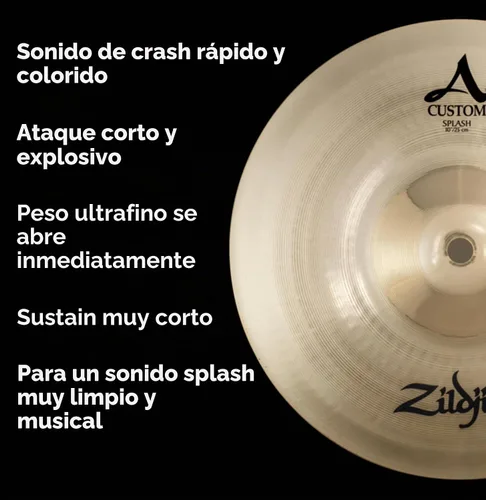 Vista 4 de Zildjian A Custom Splash - 10 Pulgadas