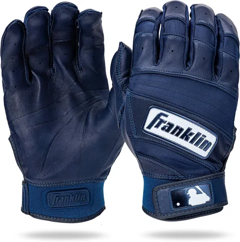 Vista 6 de Franklin Sports MLB Guantes de Bateo de Béisbol - Guantes de Bateo Natural II para Béisbol + Sóftbol - Pares de Guantes de Bateo para Adultos Rojo
