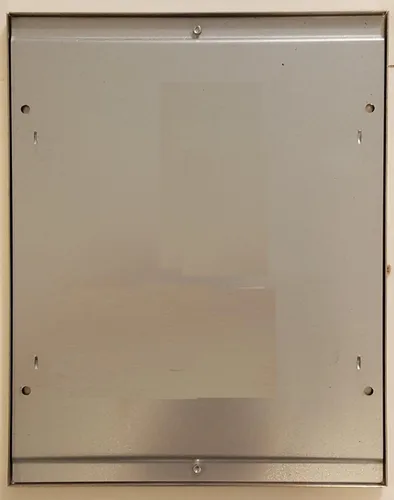 Vista 7 de Marco de permiso de ascensor 8.5X11 (bloqueable, acero inoxidable, uso comercial resistente)
