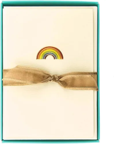 Vista 19 de Graphique Tarjetas de Apple, paquete de 10 tarjetas con sobres, saludos para todas las ocasiones, interior en blanco, relieve de lámina dorada