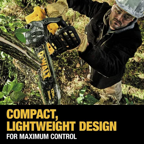 Vista 8 de DEWALT Kit de motosierra MAX* XR de 20 V, batería de 5 Ah, 12 pulgadas (DCCS620P1)