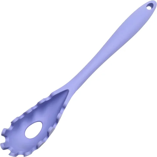 Vista 16 de Chef Craft Tenedor de silicona prémium para espaguetis y pasta, 11.5 pulgadas, color morado Púrpura