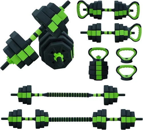 Vista 10 de Adjustable Dumbbell Set, Adjustable Weights 30/44 /66/88 LBS Free Weight Set for Home Gym