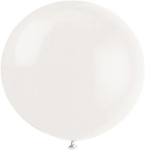 Vista 3 de Globos gigantes de látex de color azul y 36 pulgadas, 36", Azul fresco