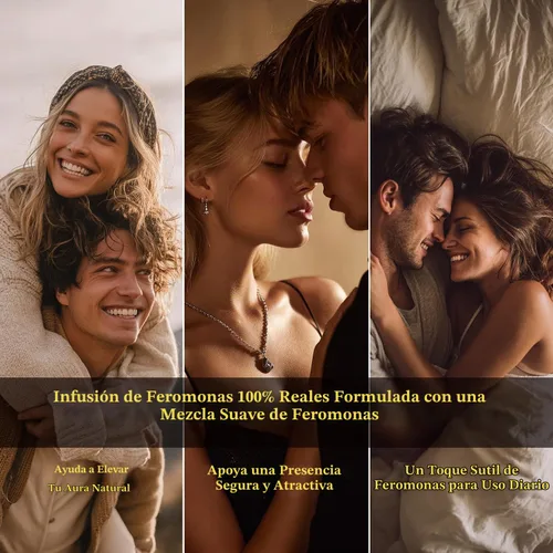 Vista 7 de PUREU Perfume de feromonas para mujer, perfumes de feromonas de larga duración, aceite ámbar y negro de vainilla, rollo en rollo de 0.34 onzas