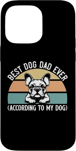 Vista 21 de French Bulldog Lover Best Dog Dad Ever Funny Pet Parent Gift Case for iPhone 17