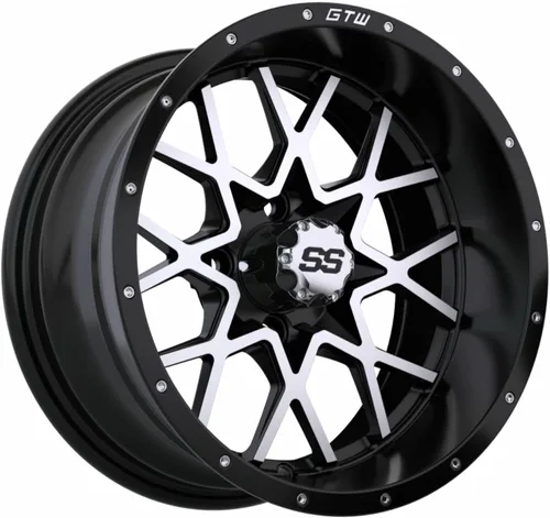 Vista 5 de Vortex - Rueda de aluminio para carrito de golf, 4/4, desplazamiento 3:4