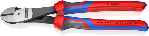 Vista 14 de KNIPEX Herramientas - Cortadores diagonales de alto apalancamiento, multicomponente (7402180) agarre cómodo de 7.25 pulgadas