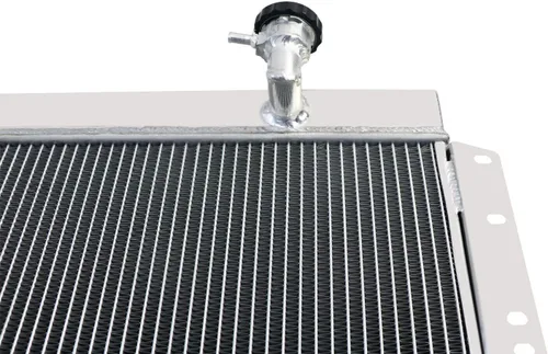Vista 8 de Radiador de aluminio de 4 filas para Toyota Landcruiser Fj40 Fj45 gasolina 1969-1984
