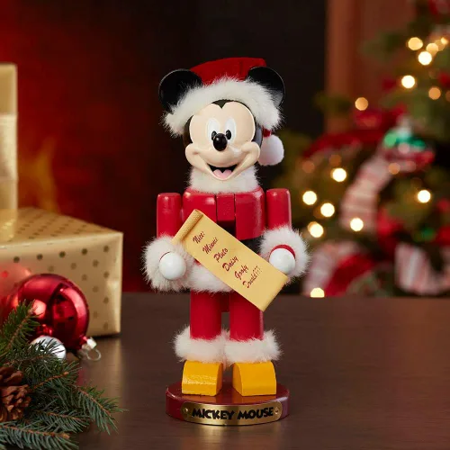 Vista 2 de Kurt Adler - Cascanueces de Santa Mickey Mouse de 10 pulgadas