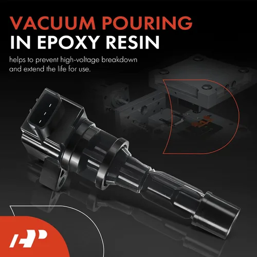 Vista 3 de A-Premium Paquete de bobinas de encendido del motor compatible con Mazda Compatible con Mazda 3 2010-2013 Mazda 5 2008-2010 2012-2015 Juego de 4