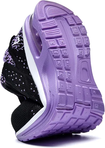 Vista 7 de RomenSi Air Athletic - Tenis deportivos para correr para niños y niñas, ligeros, transpirables, tenis deportivos para niños